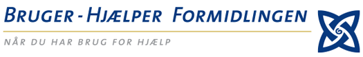 Bruger-Hjælper formidlingen logo